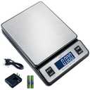 Weighmax W-2809 90 LB X 0.1 OZ Durable Stainless Steel Digital Postal Scale, Shipping Scale With AC adapter, 1 Pack