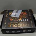 35PCS Griddle Accessories Kit, Flat Top Grill Accessories Set for Blackstone and Camp Chef, Grill Spatula Set with Enlarged Spatulas, Basting Cover, Scraper for Outdoor Barbecue