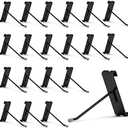 HUHOLE Gridwall Hooks 4 Inch, 50PC Display Hooks for Grid Wall, Hook for Grid Wall Panel, Black