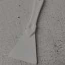 SPARTA Polypropylene Scraper Tool Food Safe Scraper for Removing Caked-On Residue in Commercial Kitchens, Plastic, 7.82 x 3 Inches, White