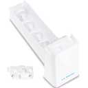 Upgraded DA63-06925A Refrigerator Ice Bucket DA97-12604D Ice Maker Compatible with Samsung Ice Bucket Replacement DA63-06925Ax002 Ice Tray Ice Container RF32FMQDBSR RF28R6201DT RF28K9380SR Ice Bin