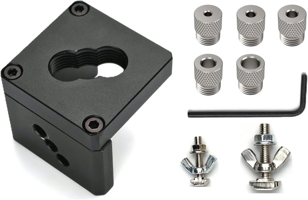 Aluminum Extrusion Drill Jig & Tap Guide 2 in 1 Access Hole For 20 30 40 Series European Standard Aluminum Profile