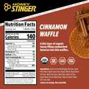Honey Stinger Organic Gluten Free Cinnamon Waffle, Energy Stroopwafel for Exercise, Endurance and Performance, Sports Nutrition for Home & Gym, Pre and Post Workout, Box of 16 Waffles, 16.96 Ounces (EXP 11/18/26)