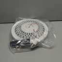 Light Socket Fan with Remote 12, Screw in Socket Fan Light with Dimmable Brightness and Color Temp, Socket Modern Flush Mount Low Profile Ceiling Fan for Bedroom, Small Living Room, Kitchen