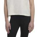 Hurley Girls Soft Knit Basic T-Shirt (Pale Ivory)