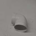 90 Degree 5 Inch Duct Connector. Easy to Mount for Flex or Straight Pipe. Connect Straight Duct with Flex Duct in 90 Degrees. HVAC. Heating. Cooling (Plastic)