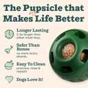 WOOF Pupsicle Dog Treat Toy with Silicone Treat Tray for Dogs 25-75 lbs