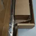 Ivilon Drapery Treatment Window Curtain Rod - Acrylic Ball 1 inch Pole. 28 to 48 Inch. Warm Gold