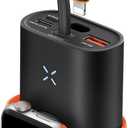 Portable Charger for Apple Watch, 10000mAh Power Bank 20W PD Fast Charging Battery Pack for iPhone, Compatible with Apple Watch Series Ultra/8/7/6/Se/5/4/3/2/1/iPhone14/14 Pro Max/13/12 - Black