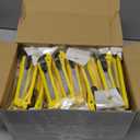 100 Pack Box Cutter Retractable Utility Knife 18mm Wide Blade Razor Knife Plastic Cardboard Cutter for Office Art, Craft and Home Use