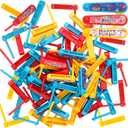 16 Pcs Traditional Purim Gragger Novelty Purim Gragger Noisemaker Metallic Noisemaker Holiday Noise Makers for New Years Celebration Supply(Cute)