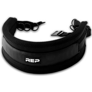 REP Fitness Hip Squat Belt | Strength Training Harness for Rack Attachment | Leg Workout Equipment for Men & Women | Dip Belt with O-Rings | Gym Accessories for Machines & Cable Systems | One Size