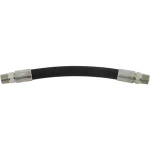Complete Tractor 3001-0100 Hydraulic Hose Compatible with/Replacement for Tractors - 1/2" x 12" SAE 100 R2AT 2 wire Hydraulic hose assembly (4000 psi)