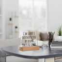 Funny Desk Decor, I'm Sorry I Offended You Sarcastic Acrylic Plaque Sign for Office Desk Tabletop Decor, Sarcastic Gifts for Coworkers, 4x4 Inch