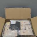 AORYVIC Solid Wood Legs for Furniture, L-Shaped Bed Risers, Furniture Legs for Sofa Couch Dresser Cabinet Table, Couch Sofa Feet, Furniture Risers, Bed Lifters 4 Pack (Brown)