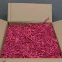 Hampton Distribution Light Pink Crinkle Paper Filler, 2lb Shredded Paper for Gift Baskets, Weddings & Birthdays