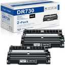 DR730 High Yield Drum Unit (Not Toner) Replacement for Brother DR 730 Drum Unit MFC-L2710DW MFC-L2750DW HL-L2370DW HL-L2350DW HL-L2390DW DCP-L2550DW Printer Products 2-Pack DR-730 Imaging Unit Black