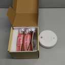 X-Sense AC Hardwired Combination Smoke and Carbon Monoxide Detector, Hardwired Interconnected Smoke and CO Detector Alarm with Replaceable Battery Backup, XP06, 3-Pack