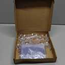 Epakh 20 Pieces Sign Clips Rotating Price Tag Clip Swivel Sign Holder for Handrails or Tubes with 20 Pieces Hard Card Sleeves PVC Card Protector for Shelves Store Supermarket(Thumb Clip Style)