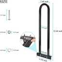 10L0L Universal Golf Cart Rear Seat Safety Grab Bar Fits for Club Car EZGO, Upgrade Heavy Duty Rear Seat Hand Rail Grab Bar to Keep Safety