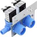 New Upgrade 285805 Washer Water Inlet Valve with Mounting Bracket Fit for Whirlpool Kenmore Maytag Fri-gidaire Electrolux Washer Replaces ap3094541 kaws850jq4 lsq8243hq0 7mlsc9545jq2 by AMI PARTS