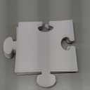 30 Pcs Large White Blank Puzzle Pieces Bulk to Draw on Make Your Own Jigsaw Puzzle Pieces Giant Double Blank White Papers for Kids Adult DIY Arts and Crafts Projects (8 x 9 Inch)