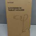 Lamicall Gooseneck Tablet Holder for Bed - [Unique Tapered Flexible Arm][Fully Adjustable] iPad Kindle Holder Stand for Reading in Bed, Tablet Mount for 4.7-13" iPad, Kindle, iPhone, Mothers Day