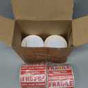 2" x 3" Handle with Care Fragile Stickers for Shipping and Moving, 500 Labels per Roll, Permanent Adhesive Fragile Labels - 4 Rolls