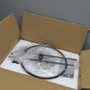 Matte black & gold finish Semi Flush Mount Ceiling Light Fixture Mid Century Modern Chandelier with Glass Globe Small Indoor Lighting for Kitchen Hallway Bathroom Bedroom Closet Farmhouse Proch.