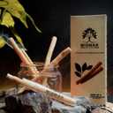 Sticks - Pack of 5 Natural Toothbrush Sticks with Vacuum Holder | Sewak Sticks for Teeth | Authentic Peelu Wood (Salvadora Persica) | Teeth Whitening & Gum Strengthening