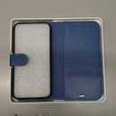 TUCCH Wallet Case Compatible with Galaxy Z Fold7 (8.0") 2025 Dark Blue, RFID Blocking | 4 Card Holder | Kickstand | Shockproof PC Shell | PU Leather | Magnetic Closure | Protective Flip Cover