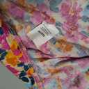 BLENCOT Womens Cotton Floral Maxi Dresses Casual Flowy Boho Dresses Summer Ruffle Short Sleeve V Neck Dress with Pockets, Size M