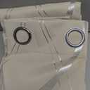 NICETOWN Blackout Curtain Panels 84 inches, Light Reducing Thermal Insulated Solid Grommet Drapes for Living Room/Nursery/Kids Room (Beige, Set of 2, 52 inches by 84 Inch)