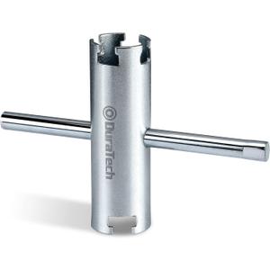 DURATECH Basket Strainer Wrench, Universal Sink Strainer Wrench with Sliding Handle, Double End, 1/2" & 3/8 "