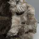 BENVWE Fluffy Faux Fur Throw Blanket for Couch, Soft Plush Thick Cozy Fuzzy Luxury Minky Bubble Blanket for Home Living Room Decor Gift for Women, Tie-dye Coffee, 50" x 60", 1100GSM