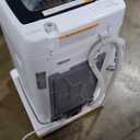 BLACK+DECKER 0.9 Cu. Ft. Portable Washer, 6.6 lb. Capacity Washing Machine for Homes & Apartments, 5 Wash Cycles, Quick Connect Sink Adapter and Drain Hose Included, Transparent Lid, BPWM09W, White