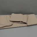 Bedsure 100% Washed Cotton Duvet Cover King Size - Frosted Almond Minimalist Bedding Set Linen Like - PureWoven Plain Simple & Soft Comforter Cover for All Seasons (Frosted Almond, King, 104"x90")