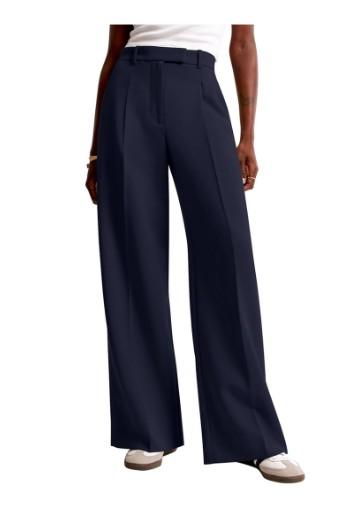 NIMIN Women Wide Leg Pants High Waisted Business Casual Work Trousers Dressy Pants with Pockets, (Medium)