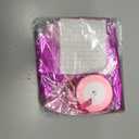 24 Set Pink & Hot Pink Round Foil Balloons, 18 Inch Giant 4D Ball Metallic Mylar Balloons Kit with Bows & Ribbons for Ceiling Hanging Birthday Graduation Bachelorette Anniversary Party Decorations