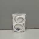 VONDERSO 8 Inch Large House Numbers for Outside, Zinc Alloy Address Numbers with Durable Stain-Resistant White Stone Powder Coating, Heavy-Duty Door Numbers for Home or Business (Number 8,Matte White)