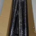 Shower Curtain Rod, 32-83 inch Heavy Duty Spring Tension Shower Rod, Non Slip, Never Rust, No Drill 1" Diameter Adjustable Shower Rods for Bathroom, Window (Black)