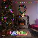 360 LED String Lights 132ft, 8 Lighting Modes Plug in Fairy String Lights for Bedroom Classroom Patio Garden Wedding Party Christmas Tree Outdoor Indoor Decorations Multicolor