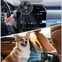 USB Car Vent Fan with Hooked Bracket: 5V/1A Portable Cooling Clip Fans for Car Air Vent Powerful 3 Speeds Quiet Brushless Motor Rotatable Clip-on Cooler for Most Vehicle Van Truck SUV RV Not Battery