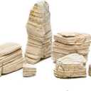 Aquarium Rocks 5lb Fish Tank Stone 2-5 inch Natural Pagoda Rocks for Aquascaping Landscaping Models Terrariums Reptile and Amphibian Enclosures-4-5Pcs