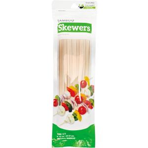 100 Count Bamboo Skewers, 9.75 inches