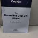 Cool Gel Cooling Pillow for Sleeping, Standard Size Cooling Memory Foam Pillow for Hot Sleepers, Reversible Ergonomic Design, Pressure Relief, Spine Alignment, Side, Back Contouring Support