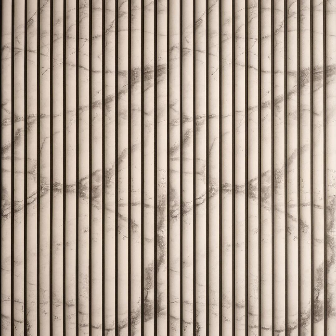 Wall!Supply 3D Wall Panels  Faux Marble Round Slatted  Home Decor Wallpaper Alternative for Living Room, Bedroom & Office  Easy DIY Installation  4 Pack, Covers 24.96 Sq Ft