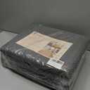 Washable Area Rug 6x9 Large Jute Like Rug for Living Room, Soft Non Slip Rugs Carpet for Dining Room Bedroom Cotton Boho Woven Braided Rugs Home Office Decor, Grey