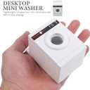 Toyvian Dollhouse Washing Machine Mini Cloth Washer Dryer Model Minihouse Laundry Machine Miniature for Dollhouse Furniture Accessories