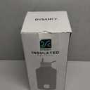 Insulated Water Bottle | Thickened Stainless Steel Vacuum Metal | Portable Sports Half Gallon Large Water Jug for Gym and Hiking with Straw, Carrier Bag, Handle Strap | BPA-Free 64 oz (Advanced Black)